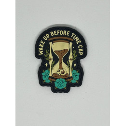 Patch PVC 3D velcro noir WAKE UP BEFORE TIME CAP | VERY BAD WOD — Noir · Taille TU