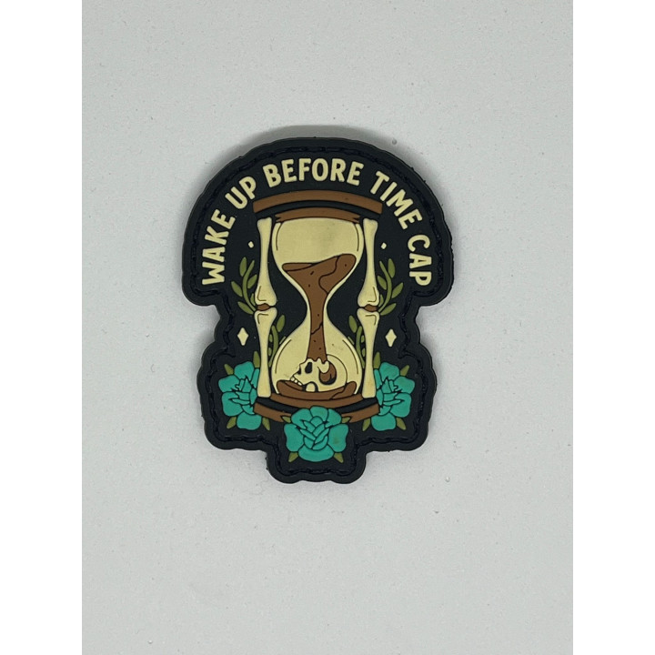 Patch PVC 3D velcro noir WAKE UP BEFORE TIME CAP | VERY BAD WOD — Noir · Taille TU