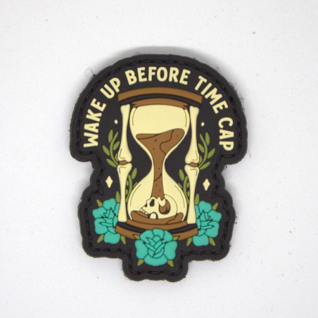 Patch PVC 3D velcro noir WAKE UP BEFORE TIME CAP | VERY BAD WOD — Noir · Taille TU