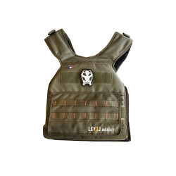 Patch PVC 3D velcro noir STRONG BEAUTY | VERY BAD WOD — Noir · Taille TU