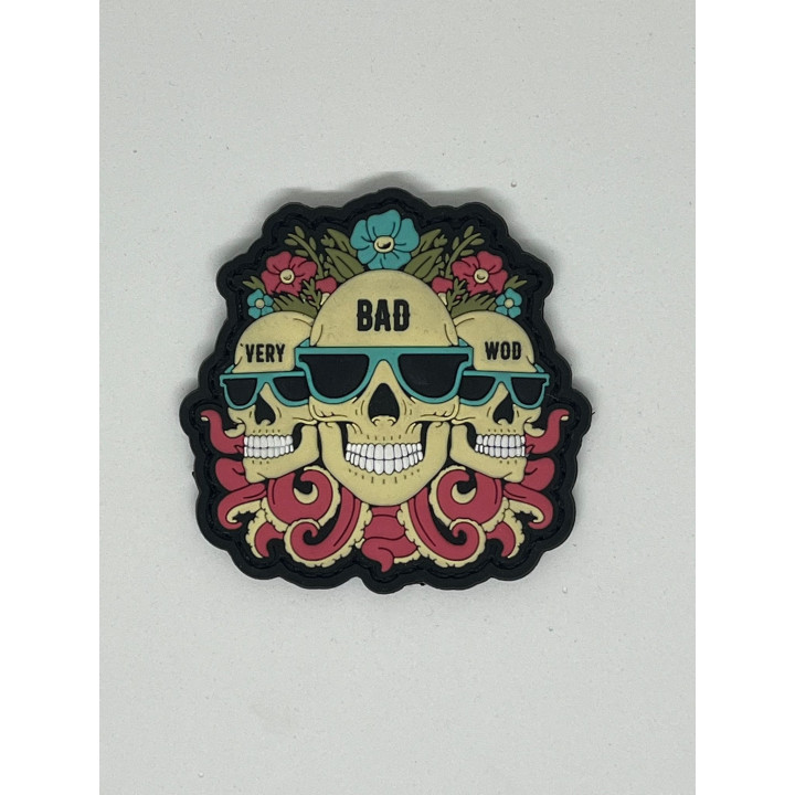 Patch PVC 3D velcro noir ALWAYS WITH MY BUDDY'S | VERY BAD WOD — Noir · Taille TU