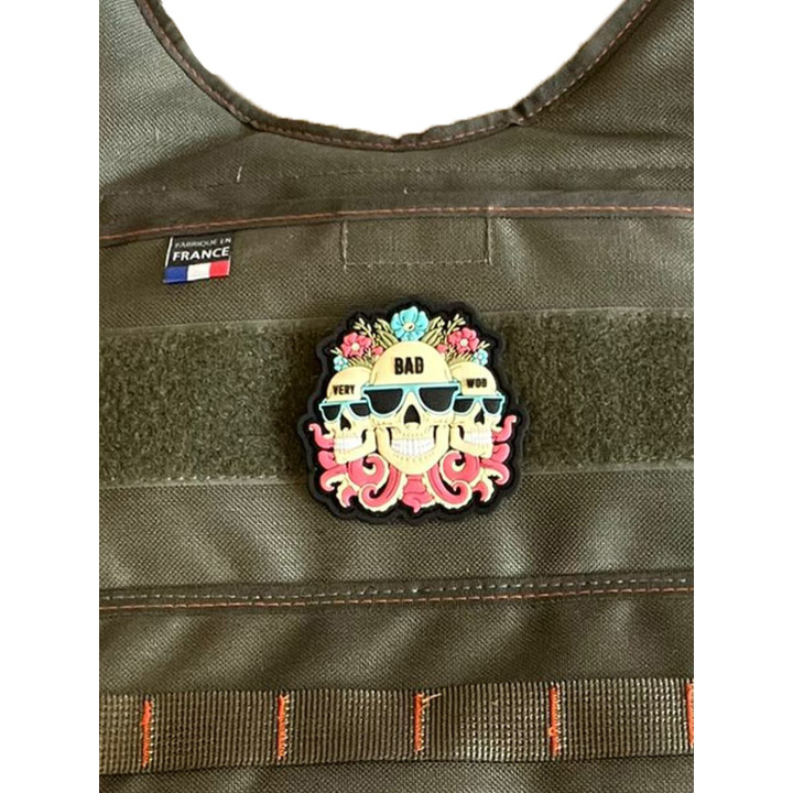 Patch PVC 3D velcro noir ALWAYS WITH MY BUDDY'S | VERY BAD WOD — Noir · Taille TU