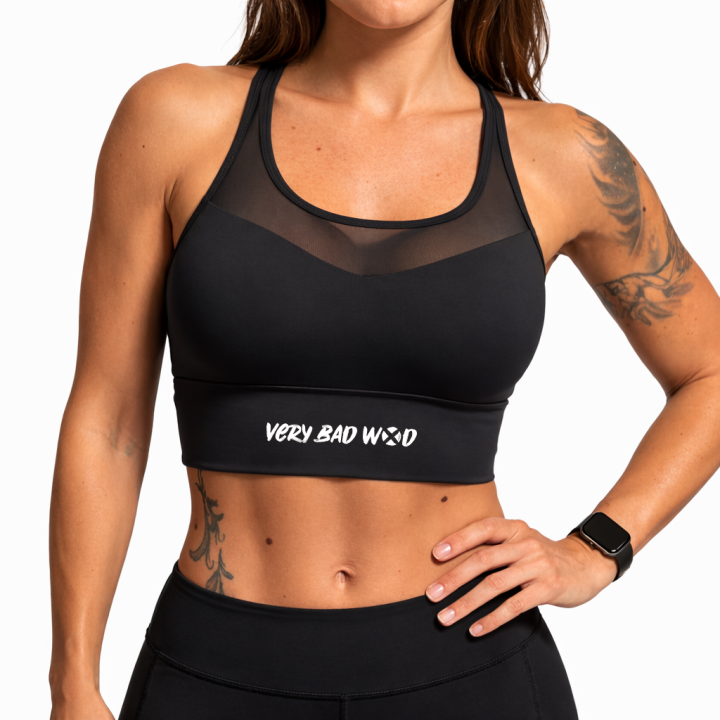 Brassière sport noire NANCY | VERY BAD WOD — Noir · Taille XS
