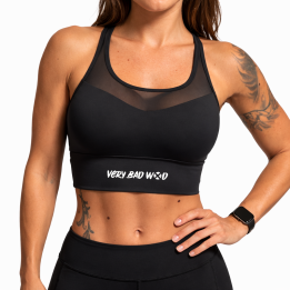 Brassière sport noire NANCY | VERY BAD WOD — Noir · Taille S