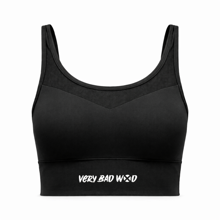 Brassière sport noire NANCY | VERY BAD WOD — Noir · Taille S