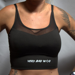 Brassière sport noire NANCY | VERY BAD WOD — Noir · Taille S
