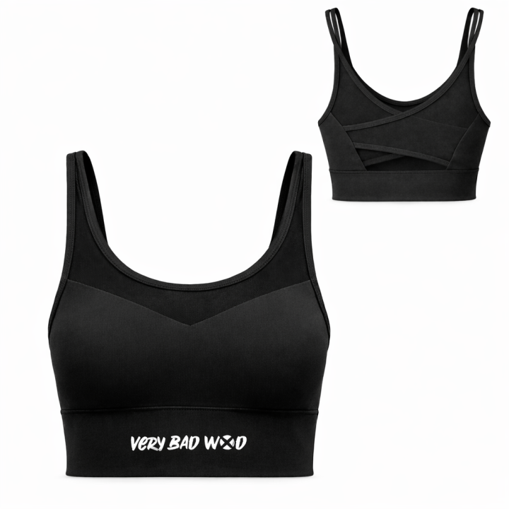 Brassière sport noire NANCY | VERY BAD WOD — Noir · Taille M