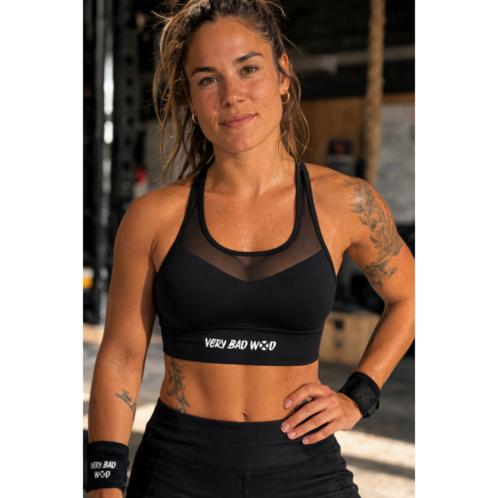Brassière sport noire NANCY | VERY BAD WOD — Noir · Taille M
