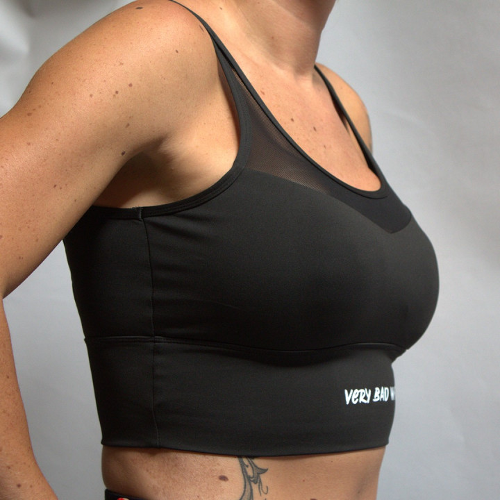 Brassière sport noire NANCY | VERY BAD WOD — Noir · Taille L