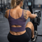Brassière sport violette NANCY | VERY BAD WOD — Violet · Taille M
