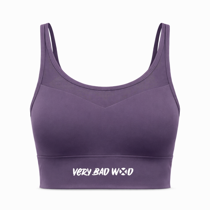 Brassière sport violette NANCY | VERY BAD WOD — Violet · Taille M