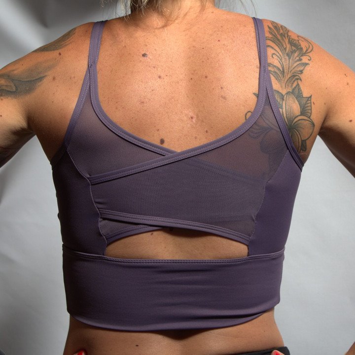 Brassière sport violette NANCY | VERY BAD WOD — Violet · Taille M