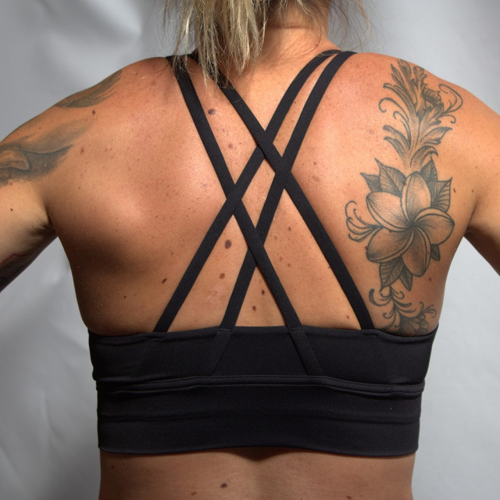 Brassière sport noire EVA | VERY BAD WOD — Noir · Taille XS