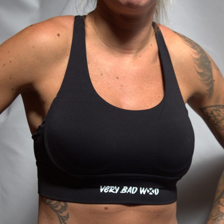 Brassière sport noire EVA | VERY BAD WOD — Noir · Taille S