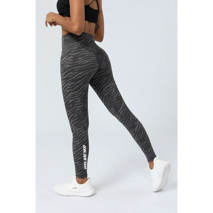 Legging taille haute galbant Femme MARBLE noir | VERY BAD WOD — Noir · Taille S