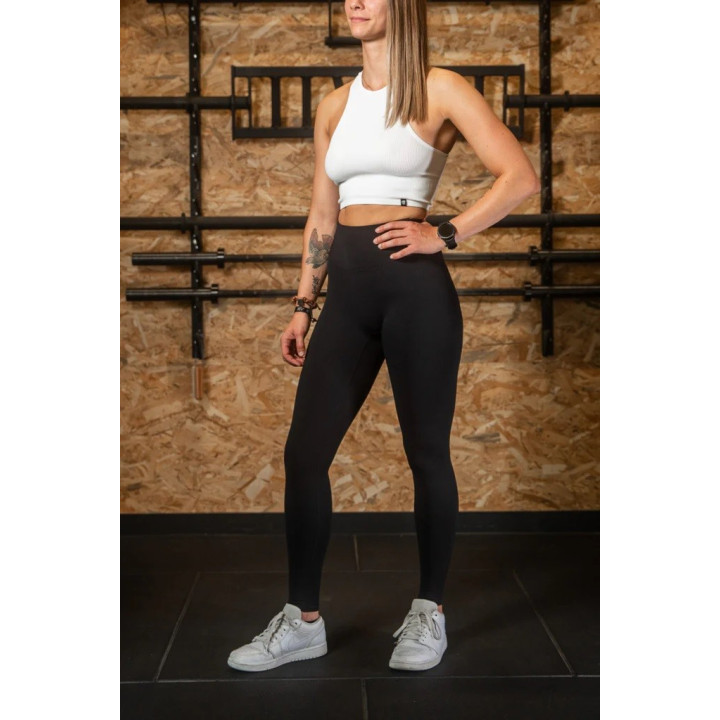 Legging Kimy Barbell Regiment noir femme taille haute — Noir · Taille XS