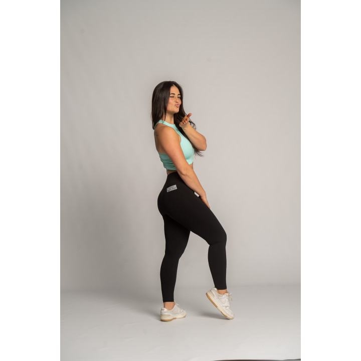 Legging Kimy Barbell Regiment noir femme taille haute — Noir · Taille M