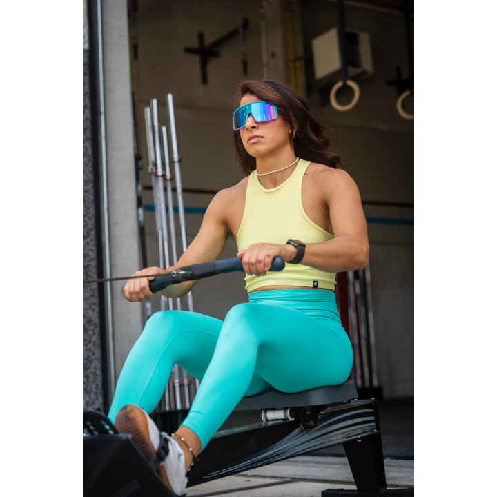 Legging Lily Barbell Regiment turquoise - Style et performance — Turquoise · Taille M