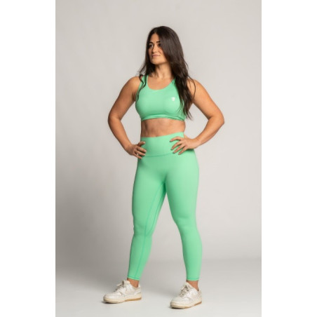 Legging Femme SOFY vert flashy | BARBELL REGIMENT — Vert · Taille S