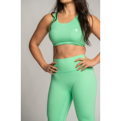 Legging Femme SOFY vert flashy | BARBELL REGIMENT — Vert · Taille S