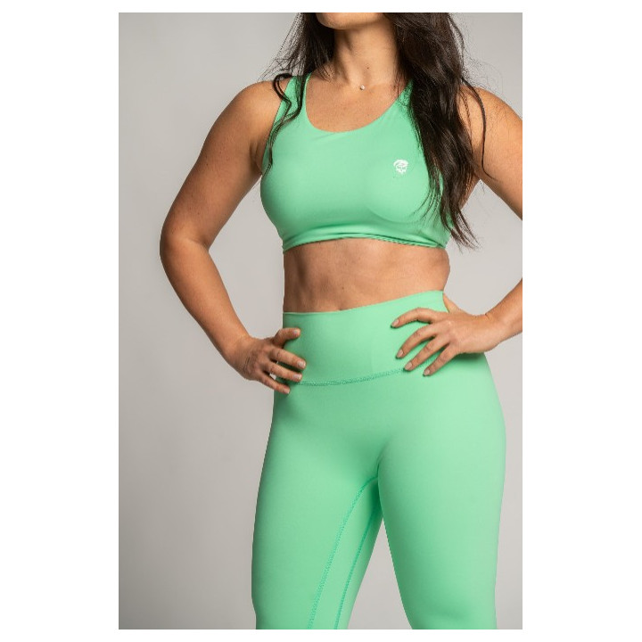 Legging Femme SOFY vert flashy | BARBELL REGIMENT — Vert · Taille S