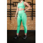 Legging Femme SOFY vert flashy | BARBELL REGIMENT — Vert · Taille S