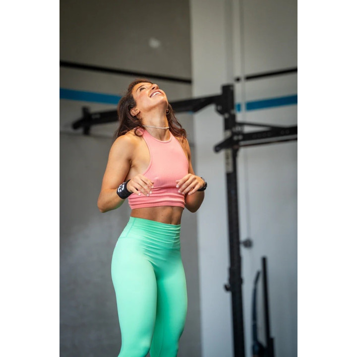 Legging Femme SOFY vert flashy | BARBELL REGIMENT — Vert · Taille S