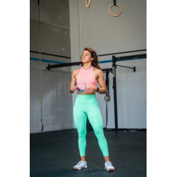 Legging Femme SOFY vert flashy | BARBELL REGIMENT — Vert · Taille S