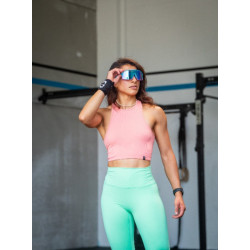 Legging Femme SOFY vert flashy | BARBELL REGIMENT — Vert · Taille S