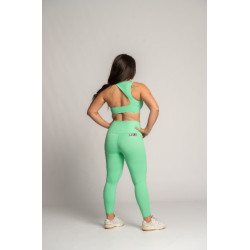 Legging Femme SOFY vert flashy | BARBELL REGIMENT — Vert · Taille M