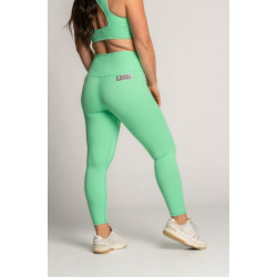 Legging Femme SOFY vert flashy | BARBELL REGIMENT — Vert · Taille L