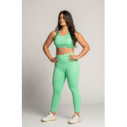 Legging Femme SOFY vert flashy | BARBELL REGIMENT — Vert · Taille L