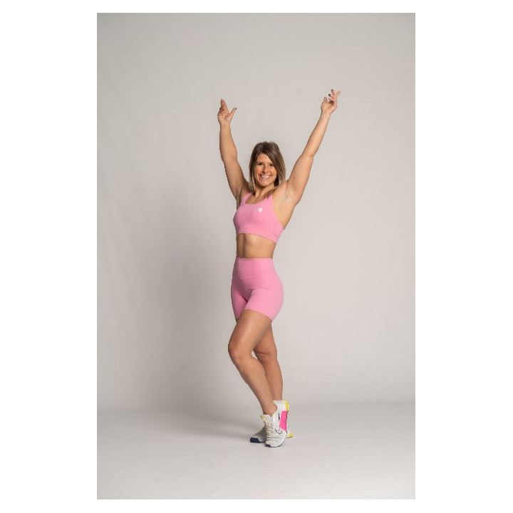 Short femme Kimy rose light - Barbell Regiment — Rose · Taille L