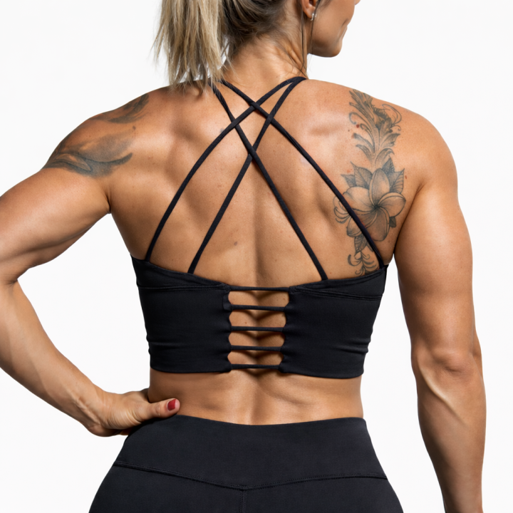 Brassière sport noire KELLY | VERY BAD WOD — Noir · Taille XS