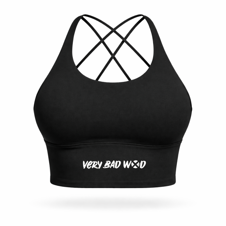 Brassière sport noire KELLY | VERY BAD WOD — Noir · Taille XS