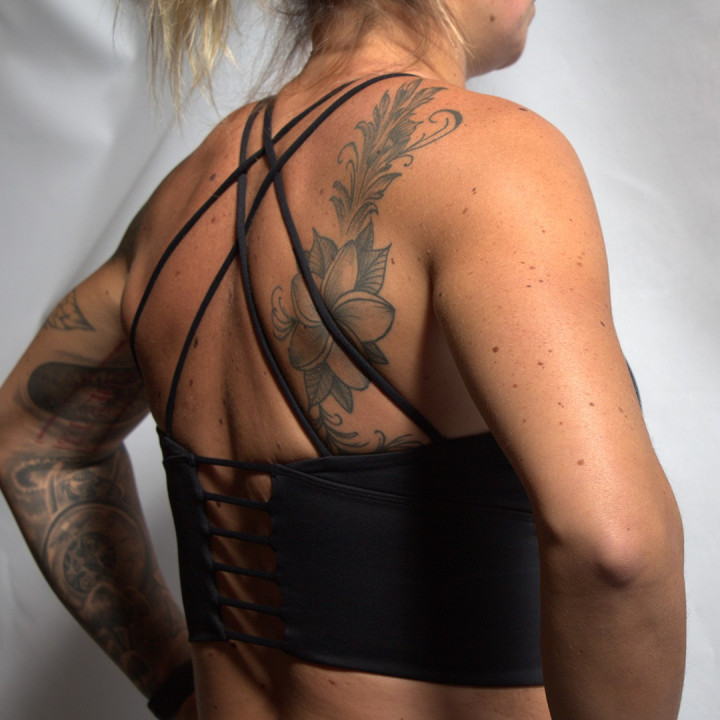 Brassière sport noire KELLY | VERY BAD WOD — Noir · Taille XS