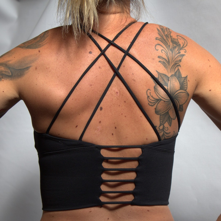 Brassière sport noire KELLY | VERY BAD WOD — Noir · Taille XS