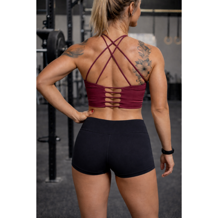 Brassière sport rose framboise KELLY | VERY BAD WOD — Rose · Taille XS
