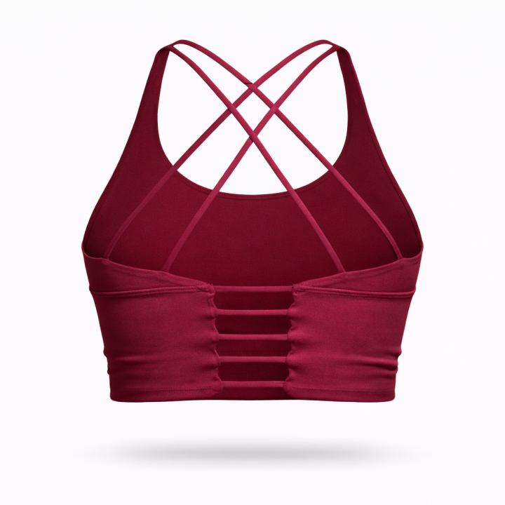 Brassière sport rose framboise KELLY | VERY BAD WOD — Rose · Taille XS
