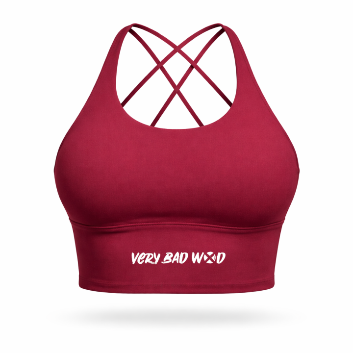 Brassière sport rose framboise KELLY | VERY BAD WOD — Rose · Taille L