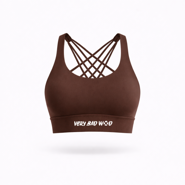 Brassière sport marron ISABEL | VERY BAD WOD — Marron · Taille XS