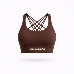 Brassière sport marron ISABEL | VERY BAD WOD — Marron · Taille S