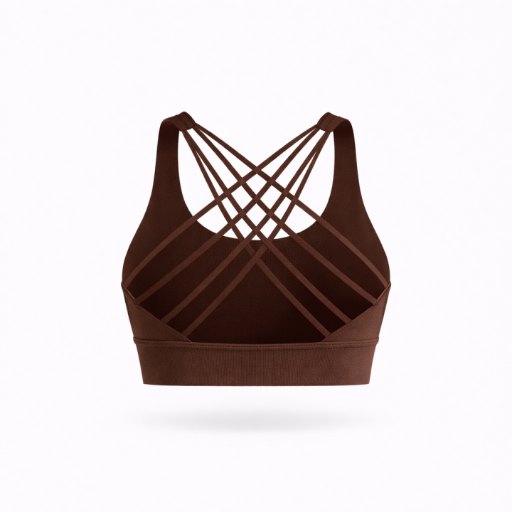 Brassière sport marron ISABEL | VERY BAD WOD — Marron · Taille S