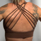 Brassière sport marron ISABEL | VERY BAD WOD — Marron · Taille S