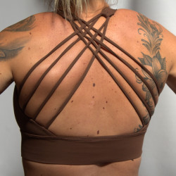 Brassière sport marron ISABEL | VERY BAD WOD — Marron · Taille L