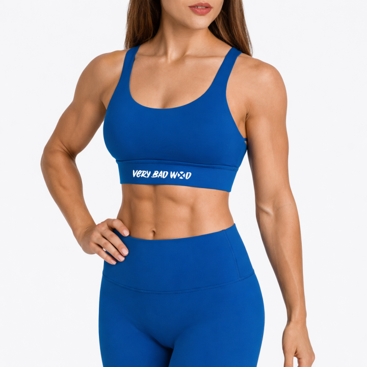 Brassière sport bleu électrique ISABEL | VERY BAD WOD — Bleu · Taille S