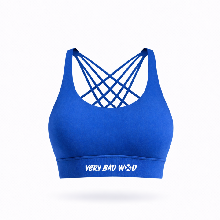Brassière sport bleu électrique ISABEL | VERY BAD WOD — Bleu · Taille S