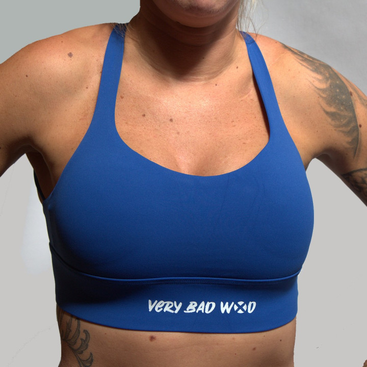 Brassière sport bleu électrique ISABEL | VERY BAD WOD — Bleu · Taille S