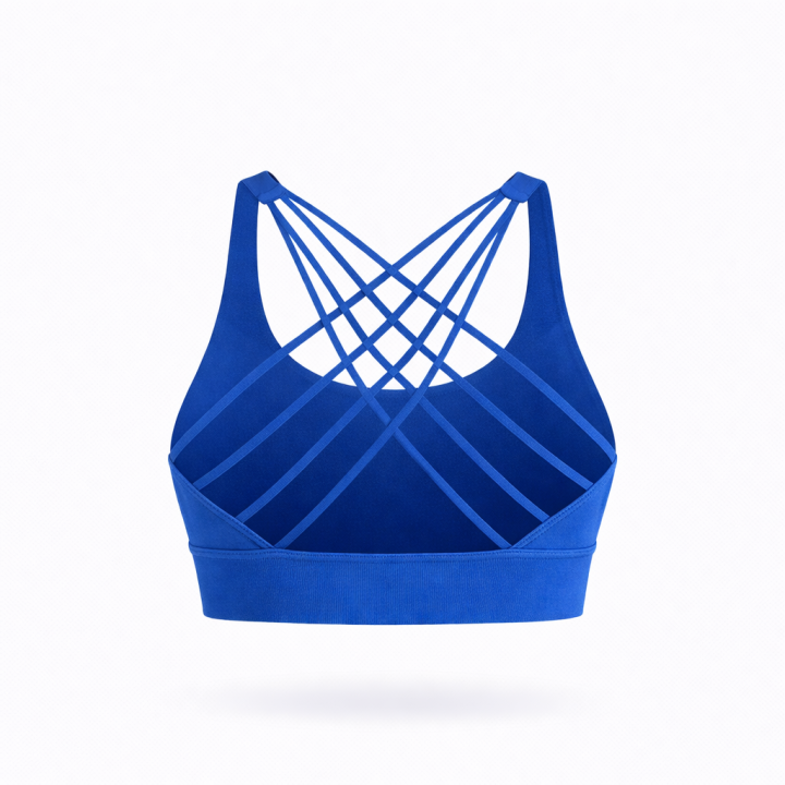 Brassière sport bleu électrique ISABEL | VERY BAD WOD — Bleu · Taille L