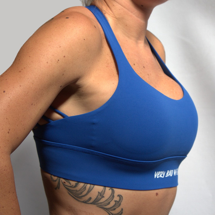 Brassière sport bleu électrique ISABEL | VERY BAD WOD — Bleu · Taille L